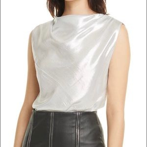 RTA denim Selma Metalic silk blend